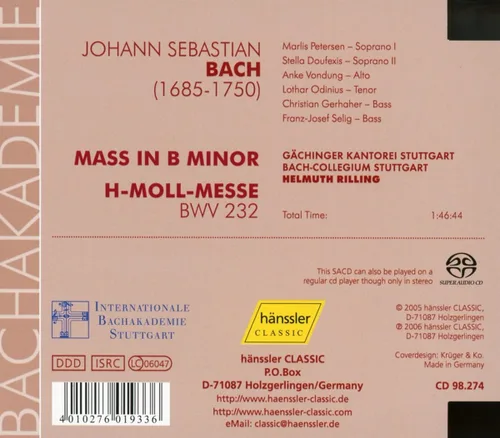 Vista 2 de Mass in B minor