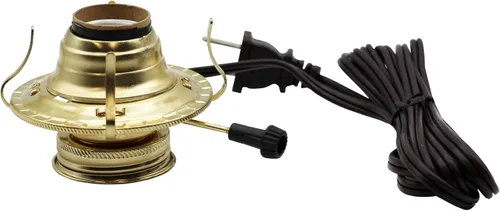 Vista 5 de Creative Hobbies Kit de conversión de quemador de lámpara de aceite eléctrico, pre-cableado y listo para usar (#2)