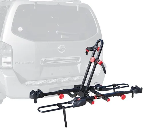 Vista 11 de Allen Sports Deluxe - Soporte de enganche para 2 bicicletas, modelo ZN520, color negro