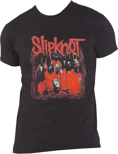 Vista 4 de Official Slipknot T Shirt Paul Gray Band Logo Metal Mens Black
