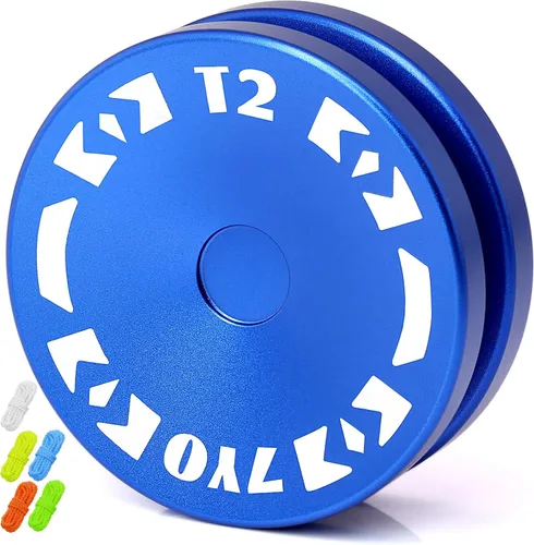 Vista 10 de T2 Looping Yoyo para niños, sensible principiante Yoyo profesional 2A Loop Yo yo para nivel de entrada + 5 cuerdas adicionales (negro)