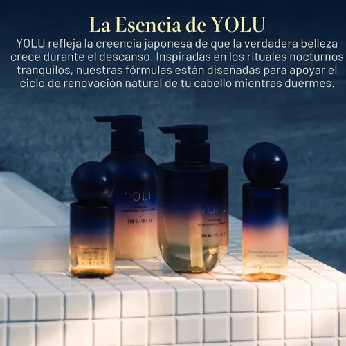 Vista 7 de YOLU - Acondicionador profundo para cabello dañado - Acondicionador hidratante japonés durante la noche - Desenredante antiencrespamiento