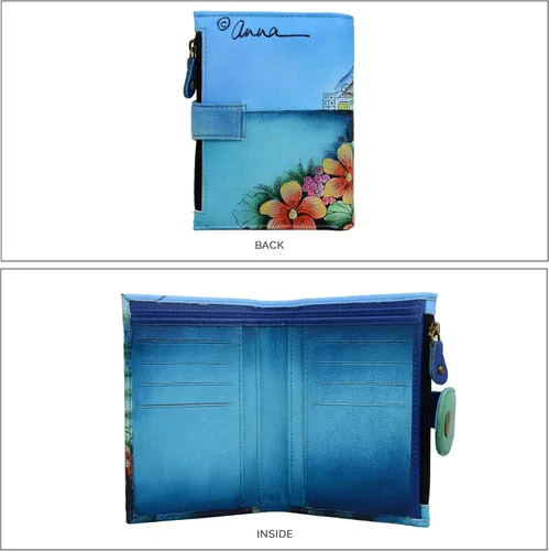 Vista 74 de Anna by Anuschka Cartera de mujer pintada a mano de cuero genuino para mujer