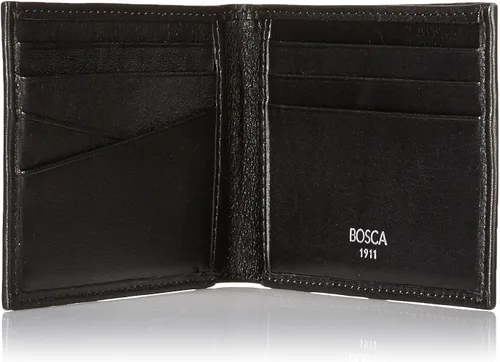 Vista 4 de Bosca Cartera plegable pequeña de piel antigua para hombre