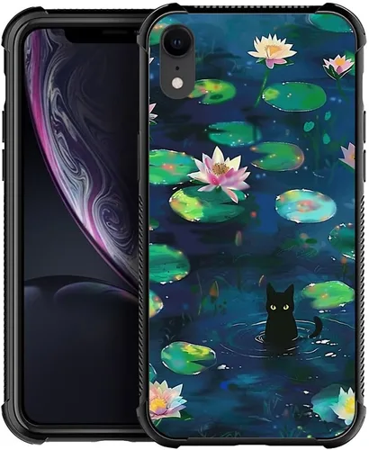 Vista 27 de DJSOK Funda compatible con iPhone XR, H American Eagle Flag con cuatro esquinas, protección a prueba de golpes, TPU suave y patrón de policarbonato