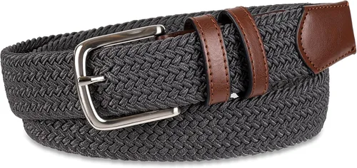 Vista 2 de Tienda Essentials Cinturón trenzado elástico para hombre