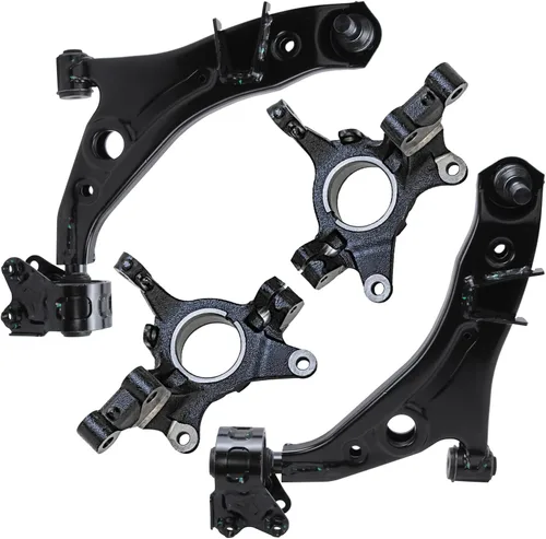 Vista 31 de Detroit Axle - 4 piezas de brazos de control traseros para Ford C-Max, Focus, Mazda 3 5, Volvo C30, C70, S40, V50, 4 brazos de control superiores e