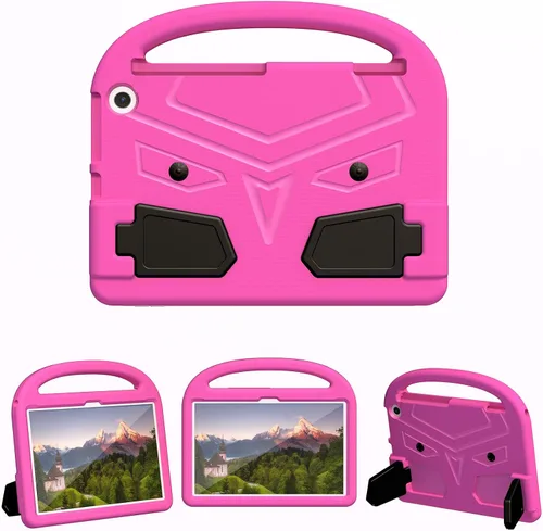 Vista 59 de Funda para tablet Kindle Fire 7 para niños (12.ª generación, versión 2022) con mango de pie de apoyo de forraje resistente, espuma EVA suave, a