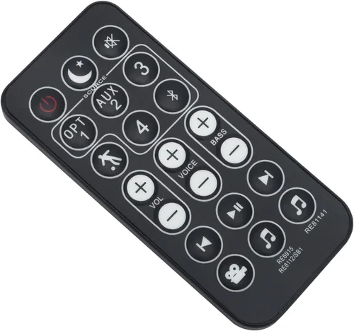 Vista 4 de PERFASCIN Reemplazo de control remoto apto para sistema de barra de sonido Polk RE6915 RE81141 RE8112/SB1 RE6915-1 RE69151 RE8112-1 RE81121 RE8114-1
