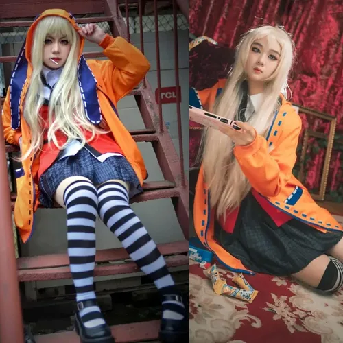 Vista 5 de KINOMOTO Runa Yomozuki - Disfraz de cosplay con capucha para fiesta de Halloween