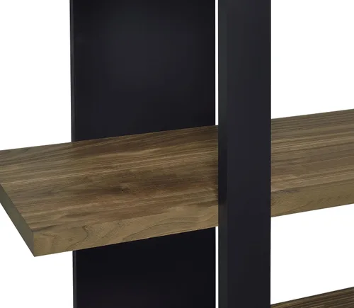 Vista 11 de Coaster Home Furnishings - Danbrook - MDF y laminado - Estantería de 4 estantes con acabado de doble tono y estilo contemporáneo - Oficina en casa
