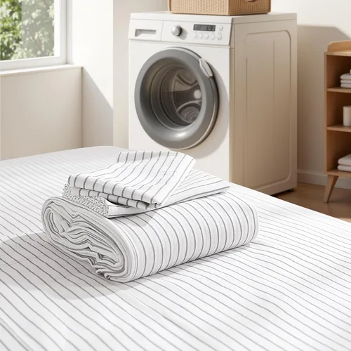 Vista 335 de NEXHOME PRO Funda de edredón Twin XL 100% algodón lavado, transpirable, duradera, texturizada, similar al lino, juego de ropa de cama para el hogar