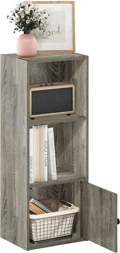 Vista 67 de Furinno PASIR - Estantería de libros de 2 niveles, estantería moderna de 9 x 12 x 21, estanterías abiertas para sala de estar, dormitorio, oficina