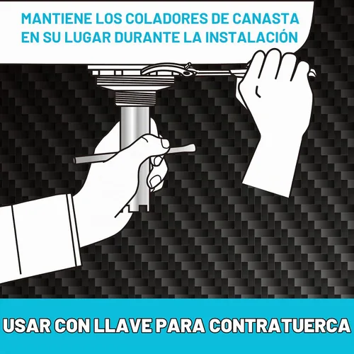 Vista 2 de DURATECH Llave coladora de cesta, 1/2" y 3/8