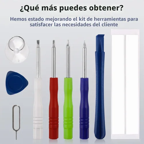 Vista 7 de LPN387450 - Batería de repuesto para Nokia XR20 TA-1368 TA-1362 con kit de herramientas técnicas.