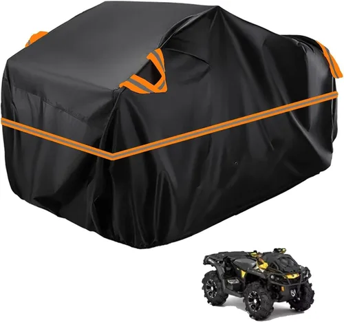 Vista 130 de Cubierta para ATV impermeable compatible con Arctic Cat H1 EFI TRV Cruiser 4x4 2011, cubierta de 210D para vehículos de 4 ruedas, cubierta para quad