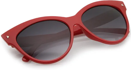 Vista 4 de zeroUV Gafas de sol de ojo de gato con montura de cuerno de gran tamaño para mujer, 2.047 in