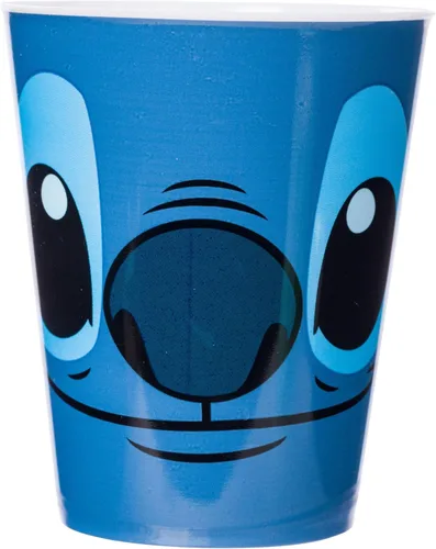 Vista 4 de Silver Buffalo Lilo and Stitch Faces, juego de 4 vasos de plástico, 1.5 Caras de personajes de Lilo y Stitch