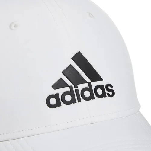 Vista 3 de adidas Gorra elástica estructurada Gameday 3 para hombre, Blanco