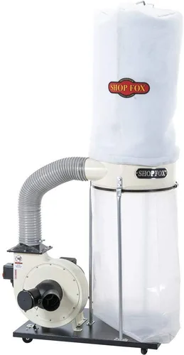 Vista 8 de Shop Fox W1685-1-1/2 HP Colector de polvo, blanco