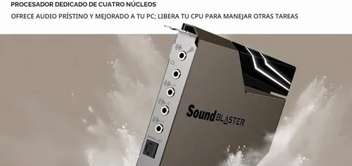 Vista 6 de Creative Sound Blaster AE-7 Hi-Res PCIe Tarjeta de sonido para juegos y ACM