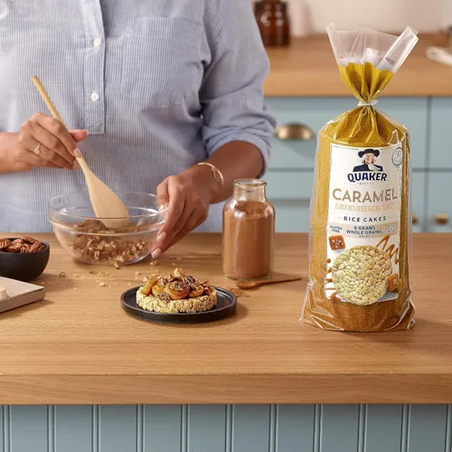 Vista 4 de Quaker crujientes de arroz, paquete con 6 variedades de sabores