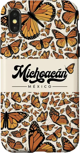 Vista 5 de Funda para iPhone 12 mini Michoacan México Mariposas Monarca