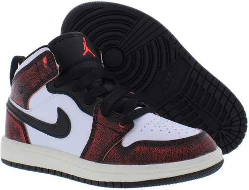 Vista 4 de Jordan Preescolar 1 Mid SE FB0567 006 - Talla 11C, NegroInfrarrojo 23-blanco-vela