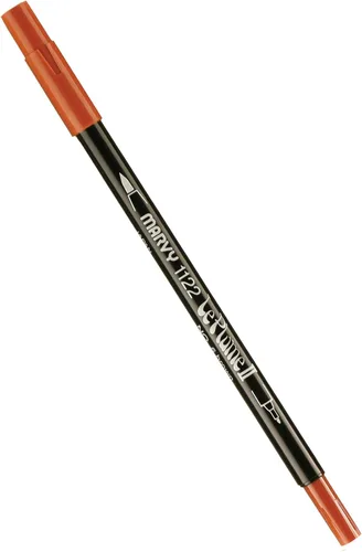 Vista 29 de Uchida 1122-C-3 Marvy Extra Fine Tip Le Plume II Rotulador de doble punta, azul