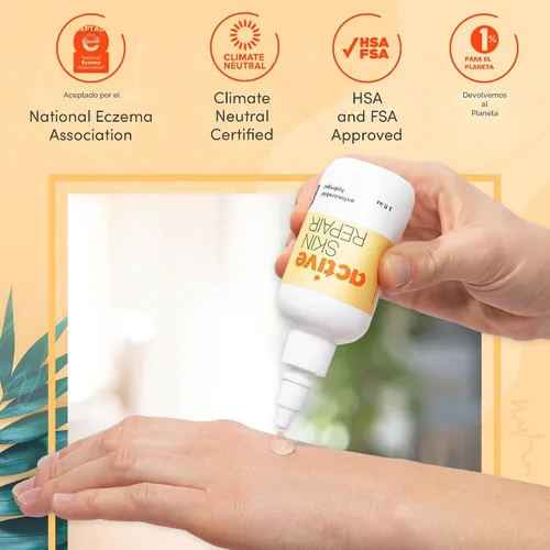 Vista 4 de Reparación activa de la piel Primeros auxilios Hidrogel curativo para la piel - Ungüento reparador natural y no tóxico con ácido hipocloroso