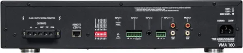 Vista 3 de JBL Mezclador/amplificador profesional VMA160 de 5 entradas y 60 vatios