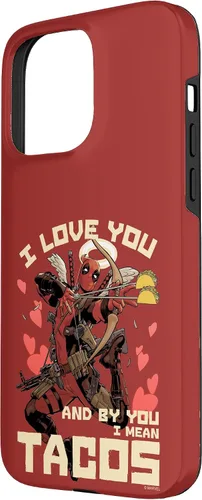 Vista 70 de Marvel Deadpool I Love You and by You I Mean Tacos - Carcasa para iPhone 17