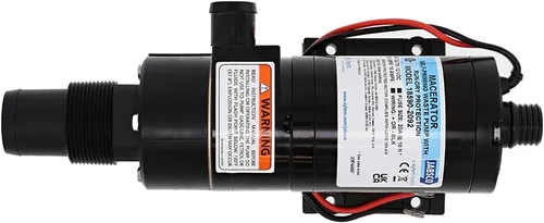 Vista 2 de Jabsco 18590 Series bomba de triturador, cebado automático, protección contra secado, eliminación de residuos
