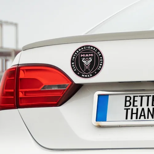 Vista 4 de Adhesivo de equipo de fútbol de Miami para portátiles y autos