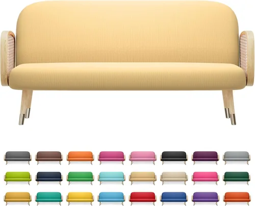 Vista 27 de MoNiBloom Funda para futón de tamaño Queen, elástica, sin brazos, funda para sofá sin brazos, protector de muebles, duradera y lavable, con Cereza