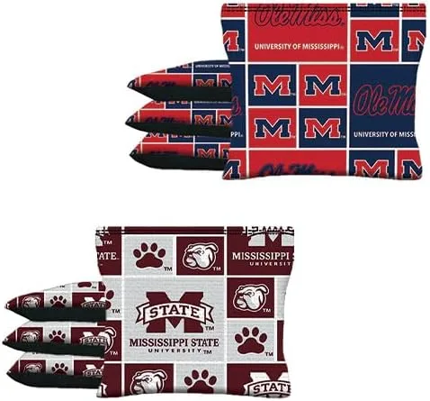 Vista 13 de BackYardGamesUSA Cornhole BEANBAGS Made w Minnesota Fabric 8 Regulation Game Toss Bags estilo 60