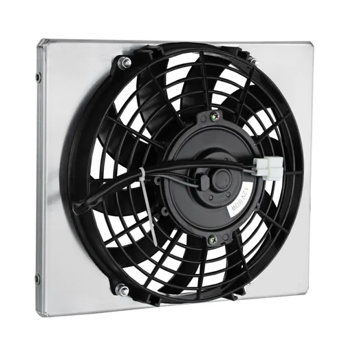 Vista 3 de 0413205 Cubierta de radiador de aluminio de alto rendimiento + relé de ventilador de 12 pulgadas para Artic Cat Prowler 700 550 TRV 700 550 450 OEM