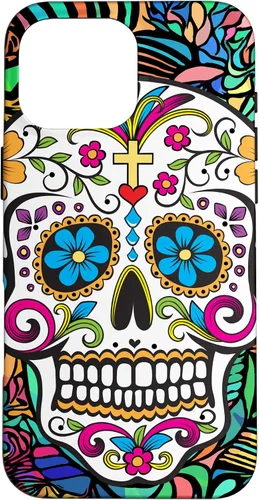 Vista 18 de Funda para iPhone 11 Pro Max Day of the Dead Sugar Skull