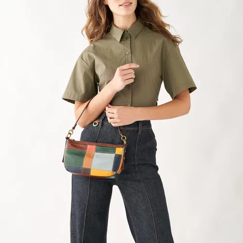 Vista 6 de Fossil Bolso de hombro Jolie de cuero para mujer