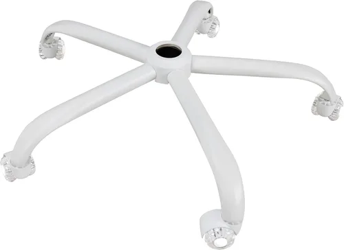 Vista 9 de Frassie Base de repuesto para silla de oficina con ruedas, base de metal resistente para silla de taburete de 2500 libras, pieza de repuesto Negro