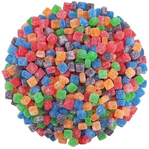 Vista 4 de FirstChoiceCandy Caramelos de cubos masticables ácidos (2 libras, surtidos)