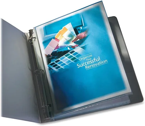 Vista 4 de Wilson Jones Protectores de hojas, peso pesado, carga superior, transparente, 50 hojas/caja (W21410)