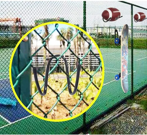 Vista 7 de Pmsanzay Soporte de pared para fútbol americano, almacenamiento de pared de fútbol, forma de garra de W ajustable, ideal para casco de fútbol
