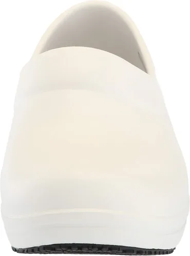 Vista 2 de Crocs Neria Pro II - Crocs embellecidos para mujer Zapatos de trabajo antideslizantes, blanco, 5