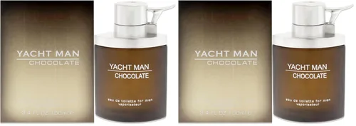 Vista 5 de Myrurgia Yacht Man Eau de Toilette en espray para hombre, chocolate, 3.4 onzas