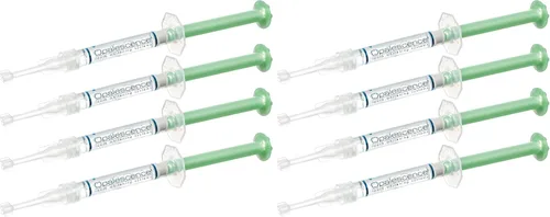 Vista 10 de Opalescence Kit de recambio de blanqueamiento dental con jeringas de gel al 15%, baja sensibilidad (2 paquetes/4 jeringas), menta fresca, peróxido