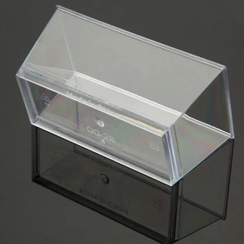 Vista 8 de Tosnail Paquete de 100 vasos rectangulares de 5 onzas para aperitivo de postre con 100 cucharas de plástico