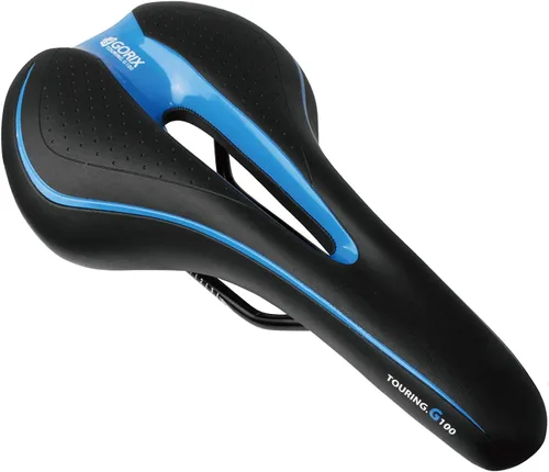 Vista 18 de Sillín GORIX para Bicicleta Cómodo con Cojín y Riel para Bicicleta de Montaña y Carretera para Hombres y Mujeres (GX-C19)