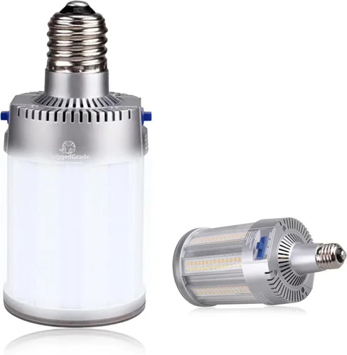 Vista 16 de RuggedGrade Bombilla LED de 12 W, base estándar E26, 1,400 lúmenes, 3000 K, 2700 K, repuesto para haluro metálico, HID o CFL, alta eficiencia, 130