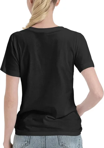 Vista 3 de Womens T Shirts Tops Lightweight Short-Sleeve Crew Neck Tees Clothes